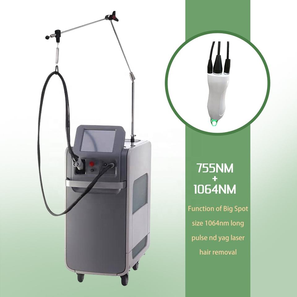 2023 OEM Best Selling Laser Machine 755nm 1064nm Diode Hair Removal Device Laser Alexandrite Beauty Equipment