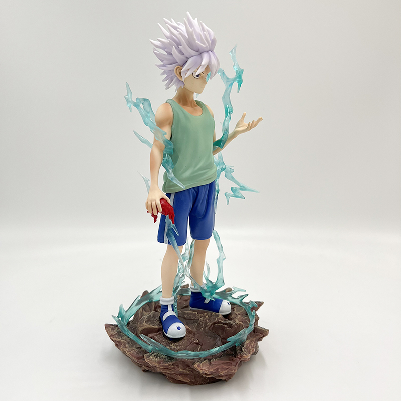 Decompression Toy 22cm Hunter x Hunter Anime Figure Killua Zoldyck Action Figure Gon Freecss/Kurapika/Chrollo Lucilfer Figure Collectible Do