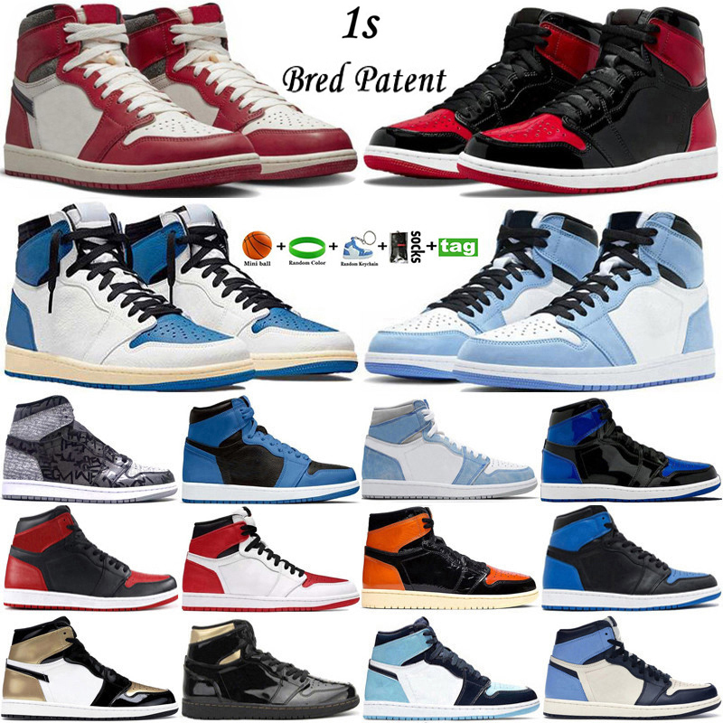 2023 Jumpman High OG 1 Mens Basketball Shoes 1s Bred Patent Lost Found University Blue Stage Haze Hyper Royal Obsidian UNC Men Sport Women Sneakers Trainers Size 36-46, 48
2023 Jumpman High OG 1 Mens Basketball Shoes 1s Bred Patent Lost Found University Blue Stage Haze Hyper Royal Obsidian UNC Men Sport Women Sneakers Trainers Size 36-46, 48