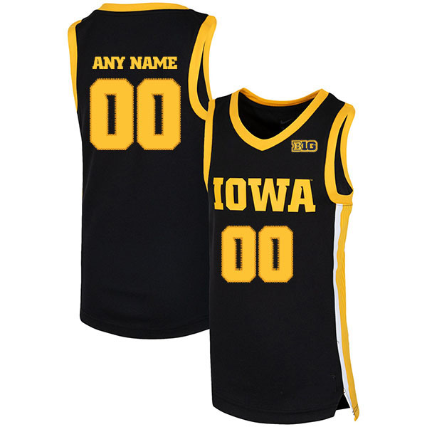 Custom NCAA Iowa Hawkeyes College Basketball Luka Garza Dasonte Bowen Josh Dix Dante Eldridge Carter Kingsbury Luc Laketa Connor McCaffery Kris Murray