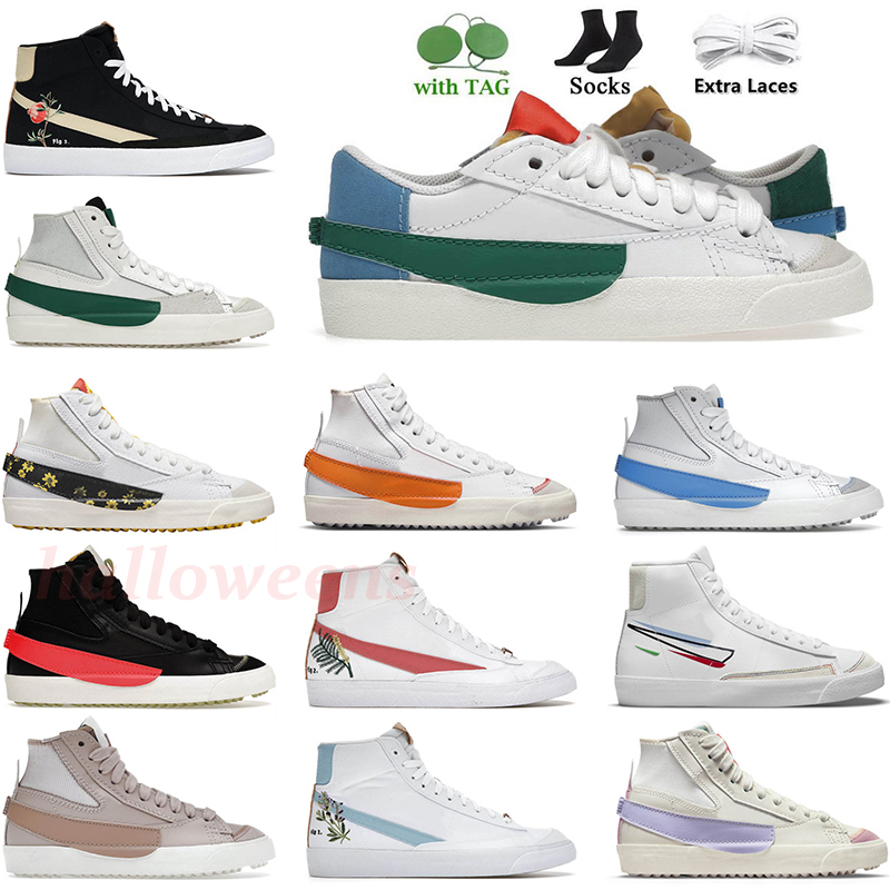Blazer Mid 77 Vintage shoes high low platform men women designer sneaker Jumbo Pink Oxford Catechu Black White Pacific Blue Kumquat mens trainers Sports Sneakers
Blazer Mid 77 Vintage shoes high low platform men women designer sneaker Jumbo Pink Oxford Catechu Black White Pacific Blue Kumquat mens trainers Sports Sneakers
