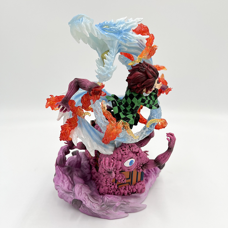 Decompression Toy 18cm G5 Demon Slayer Kamado Tanjirou Anime Figure Kimetsu no Yaiba Action Figure Shinobu/Zenitsu/Nezuko Figurine Model Dol