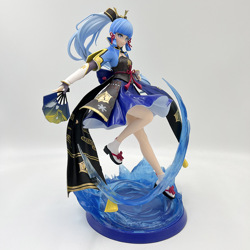 Decompression Toy 27cm Genshin Impact Kamisato Ayaka Anime Figure Genshin Impact Raiden Shogun/Keqing/Mona Action Figurine Collectible Model