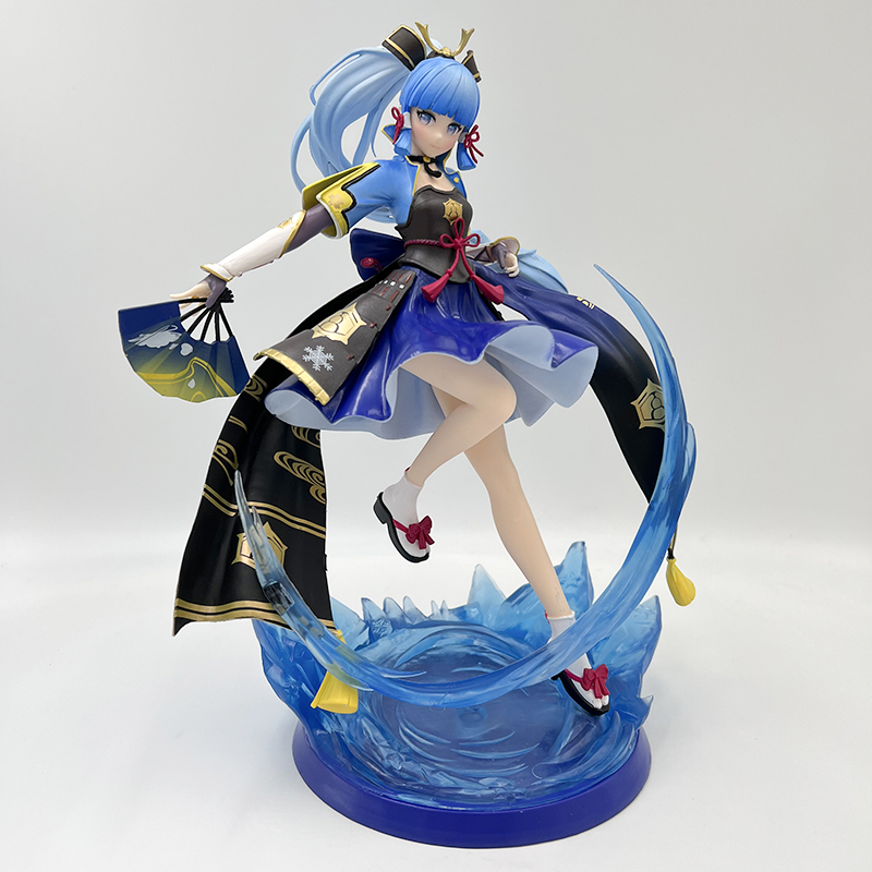 Decompression Toy 27cm Genshin Impact Kamisato Ayaka Anime Figure Genshin Impact Raiden Shogun/Keqing/Mona Action Figurine Collectible Model