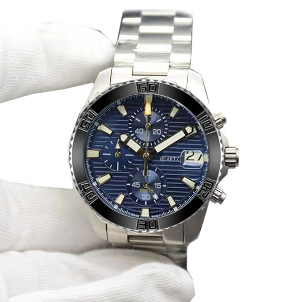 Ceramic bezel mens watch chronograph quartz movement man business casual stainless steel wristwatches orologio di lusso male clock designer watches relogio, No.8
Ceramic bezel mens watch chronograph quartz movement man business casual stainless steel wristwatches orologio di lusso male clock designer watches relogio, No.8