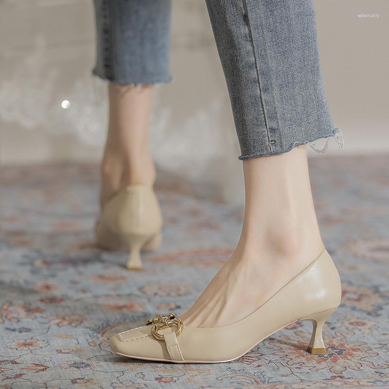 Dress Shoes 2022 Spring French Style Women's Single Retro High Heel Metal Buckle Decoration Fashion Square Toe Mary Janes, Black
Dress Shoes 2022 Spring French Style Women's Single Retro High Heel Metal Buckle Decoration Fashion Square Toe Mary Janes, Black