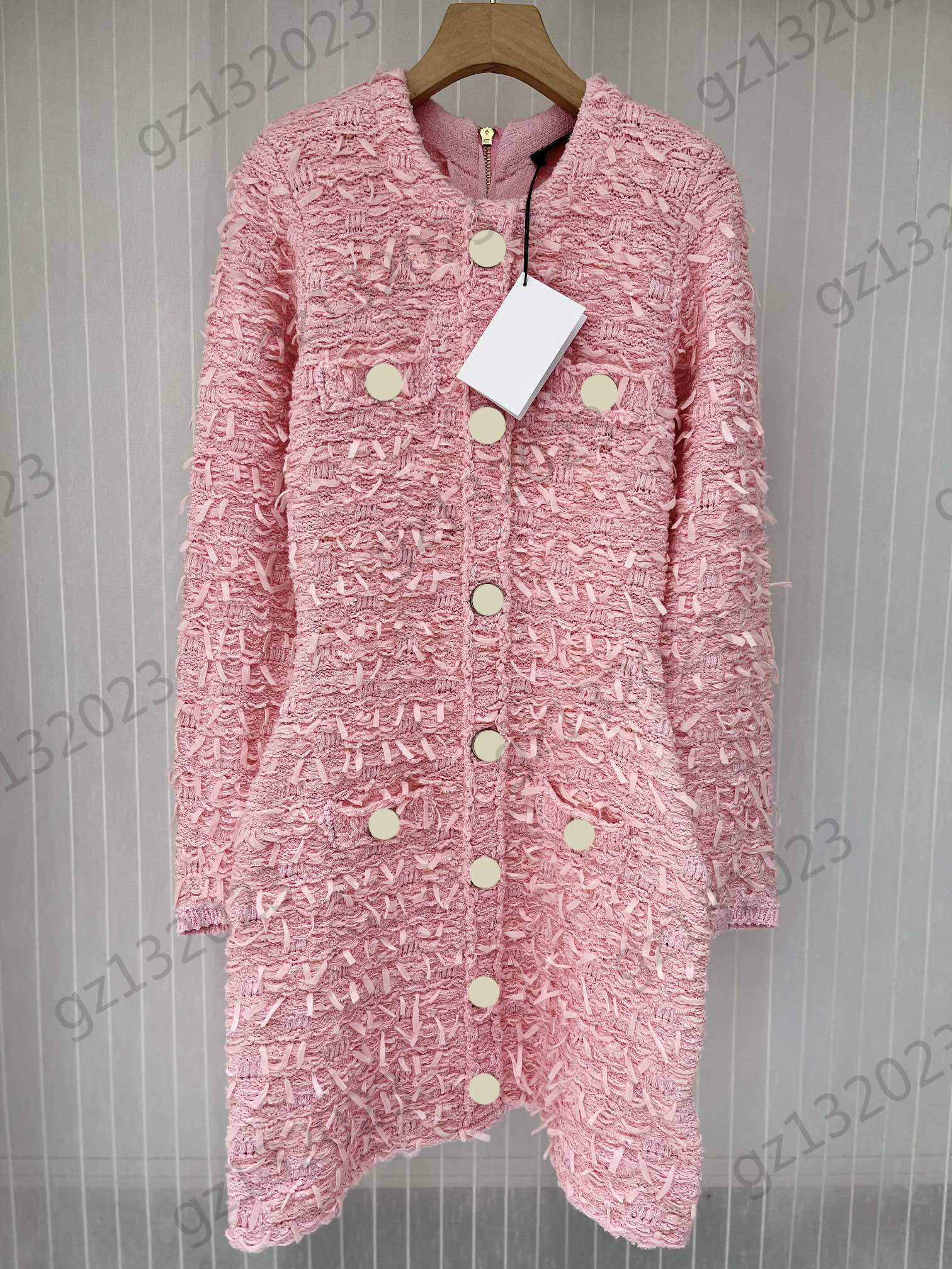 Casual Dresses Womens Designer Dress Custom Buttons Decorated Crewneck Long Sleeves Dress Back Zipper Open Collect Waist Clipping Slim Maxiskit Women Apparel, 18
Casual Dresses Womens Designer Dress Custom Buttons Decorated Crewneck Long Sleeves Dress Back Zipper Open Collect Waist Clipping Slim Maxiskit Women Apparel, 18