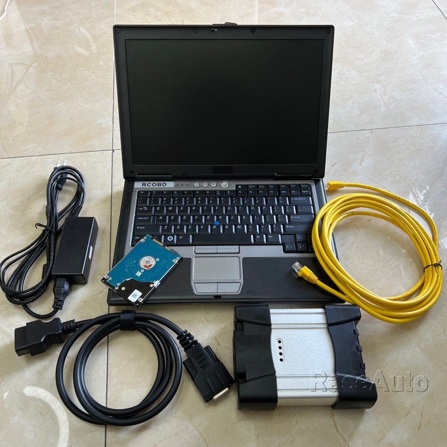 2024 diagnostic tool mb star c5 for bmw icom next laptop d630 4g with 2in1 2tb ssd super ready to work