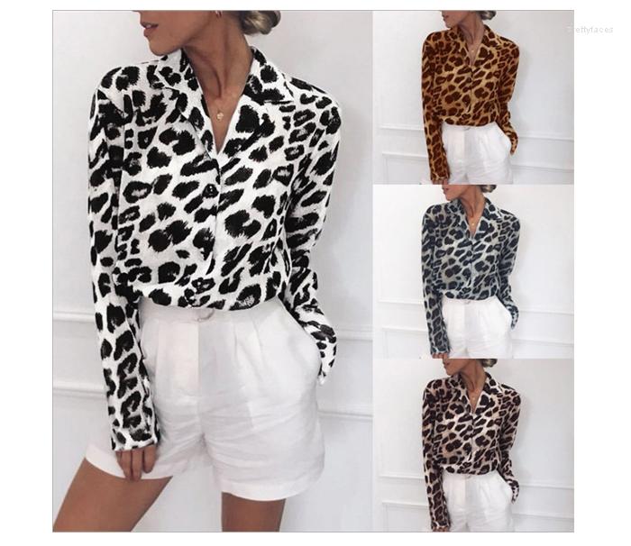 Women' T Shirts Chiffon Blouse Long Sleeve Sexy Leopard Print Turn Down Collar Lady Office Shirt Tunic Casual Loose Tops Oversized Blusas, White
Women' T Shirts Chiffon Blouse Long Sleeve Sexy Leopard Print Turn Down Collar Lady Office Shirt Tunic Casual Loose Tops Oversized Blusas, White