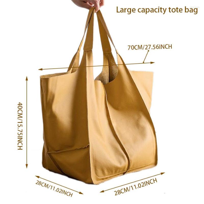 Free Shipping Evening Bags Casual Soft Large Capacity Tote Women Handbags Aged Metal Look Leather Shoulder Bag Retro Big Shopper Clutch