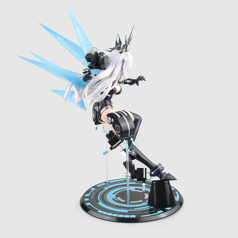 Decompression Toy Anime Hyperdimension Neptunia Black Heart Noire Neptune 1/7 Scale Battle Ver. PVC Action Figure Collectible Model Toys Dol