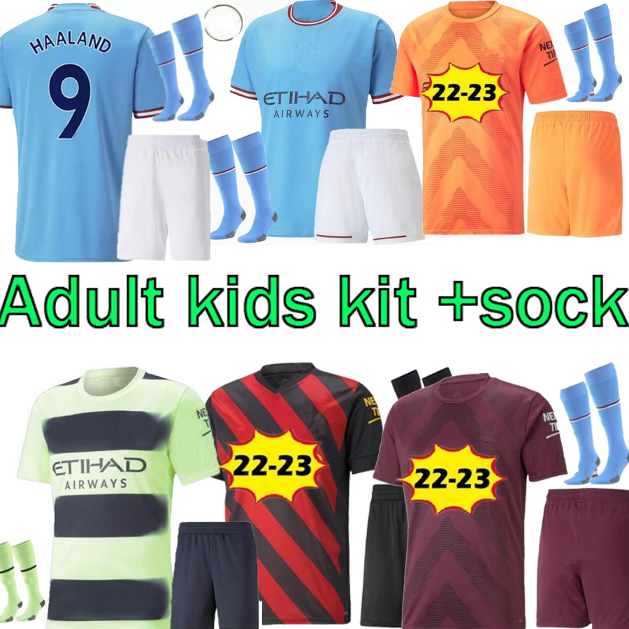 2022 2023 HAALAND SOCCER JERSEYS GREALISH STERLING MANS CITIES MAHREZ DE BRUYNE FODEN 22/23 football tops shirt adult kids kit sets uniform Boys youth, Blue
2022 2023 HAALAND SOCCER JERSEYS GREALISH STERLING MANS CITIES MAHREZ DE BRUYNE FODEN 22/23 football tops shirt adult kids kit sets uniform Boys youth, Blue