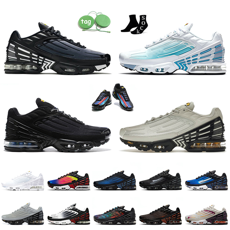 WITH BOX designer Womens Mens Running Shoes TUNED TN PLUS 3 Obsidian Laser Blue Halloween Unity Triple White Black OG Shattered Ice Tnplus Tns Sports Trainers Tn 3 Athl, A10 mesh triple white 36-46
WITH BOX designer Womens Mens Running Shoes TUNED TN PLUS 3 Obsidian Laser Blue Halloween Unity Triple White Black OG Shattered Ice Tnplus Tns Sports Trainers Tn 3 Athl, A10 mesh triple white 36-46