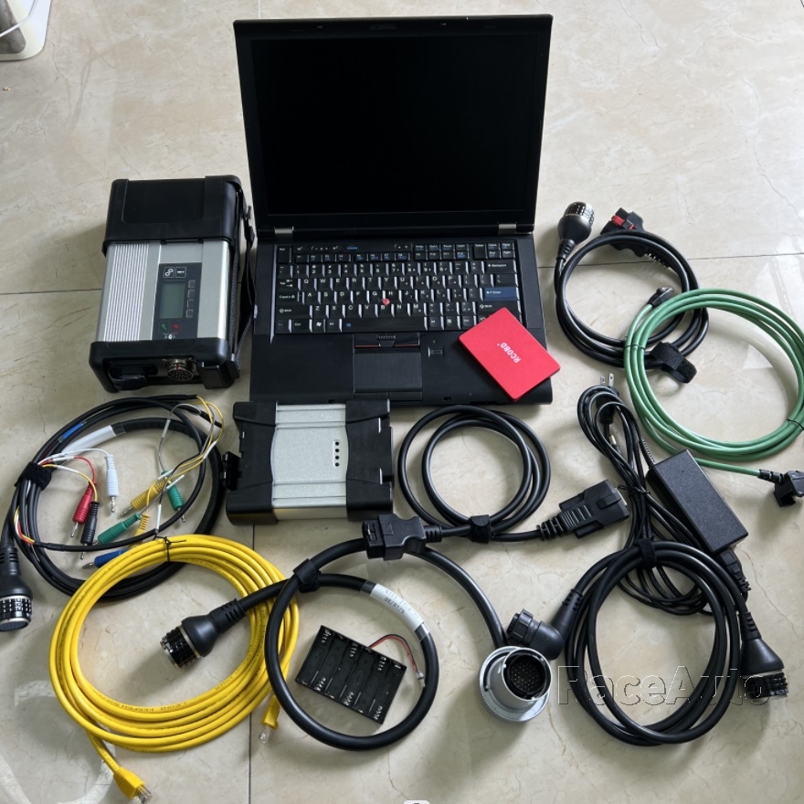 2024 2in1 SW HDD in Laptop T410 Plus MB Star C5 SD Connect and ICOM NEXT for BMW OBD2 Diagnosis Programming Tool