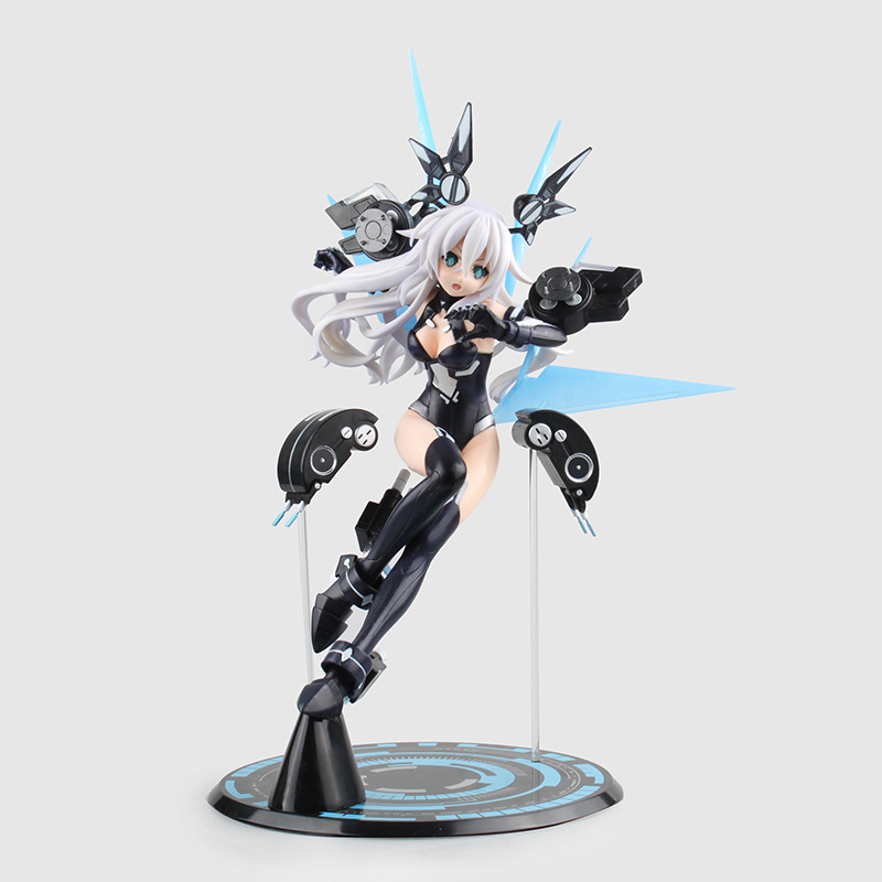 Decompression Toy Anime Hyperdimension Neptunia Black Heart Noire Neptune 1/7 Scale Battle Ver. PVC Action Figure Collectible Model Toys Dol