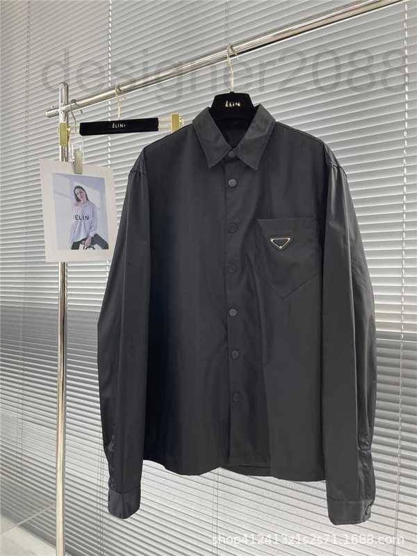 Men' Casual Shirts designer P Classic Triangle Long Sleeve Simple Fashion Black M16S, Black2
Men' Casual Shirts designer P Classic Triangle Long Sleeve Simple Fashion Black M16S, Black2