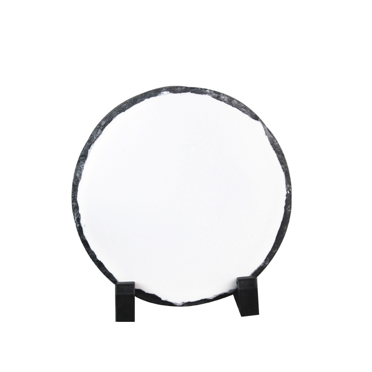 Sublimation Blank Slate Rock Stone Po Frame Heat Transfer Rectangular Picture Frame with Display Holder Rock Po Plaque DIY8541867