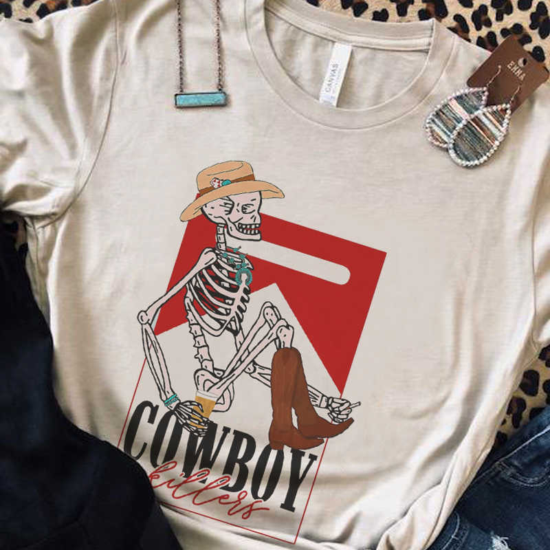 Women' T-Shirt Skeleton Cowboy Killer Vintage Western T Shirt Oversized Cowgirl Cute Funny T-Shirt Woman Country Music Tshirts Hippie Tops Tee T221216, Gray
Women' T-Shirt Skeleton Cowboy Killer Vintage Western T Shirt Oversized Cowgirl Cute Funny T-Shirt Woman Country Music Tshirts Hippie Tops Tee T221216, Gray