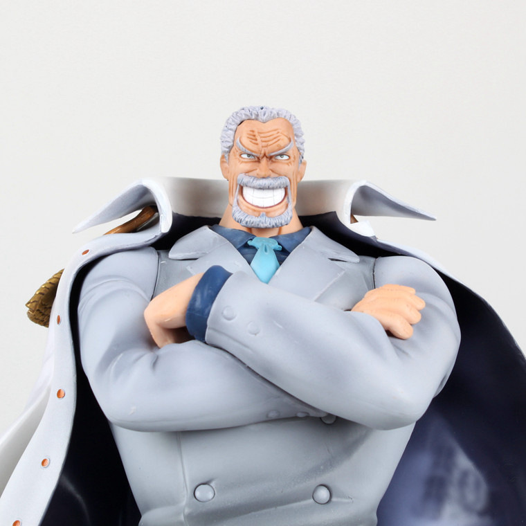 Decompression Toy One Piece Monkey D Garp GRANDPA Monkey D. Luffy PVC Figure Toys Dolls Gifts for Children 23CM