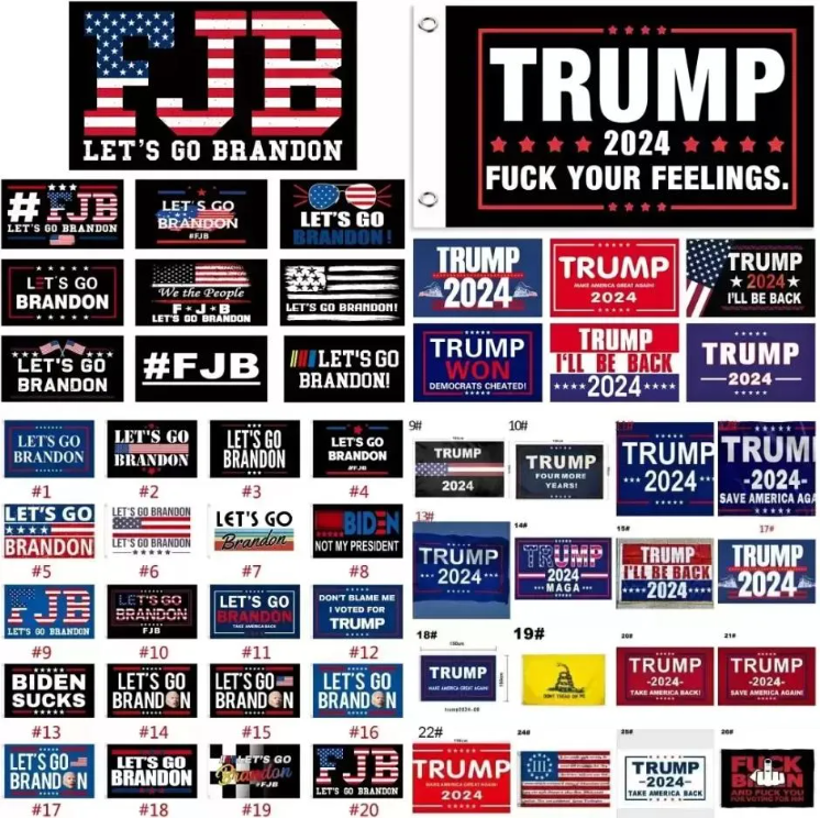 

Trump Flags 3x5 ft 2024 Make America Great Florida Desantis Flag USA President Trump Won 90x150cm Banner Flags Wholesale ss1221