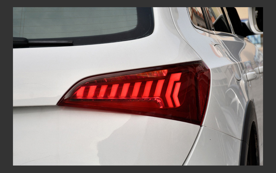 Car LED Taillights Dynamic Streamer Turn Signal Indicator Rear Lamp For Audi Q5 Q5L LED Tail Light 2008-2018 Fog Reverse Parking Running Lights