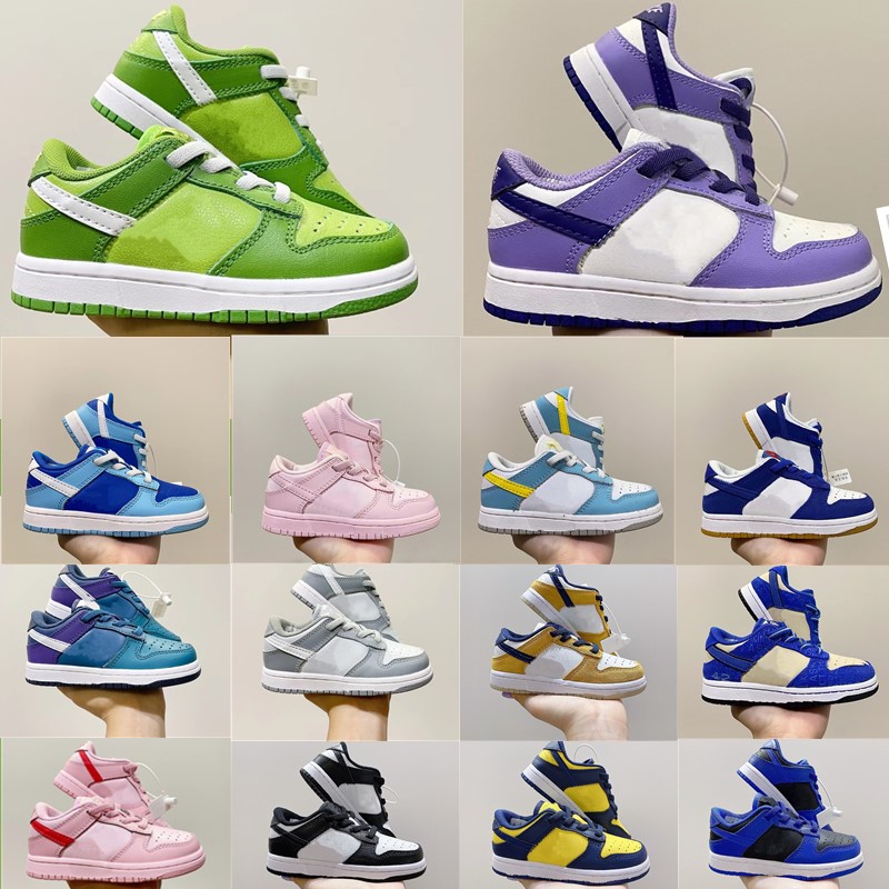 kids shoes sb low dunks Designer dunke Boys Girls youth Sports Sneakers Pink black Toddlers Skateboard kid shoe boy children trainers infants Eur 24-35