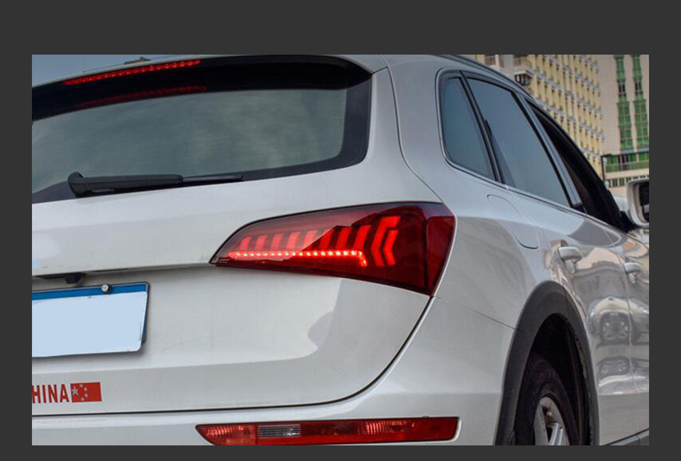 Car LED Taillights Dynamic Streamer Turn Signal Indicator Rear Lamp For Audi Q5 Q5L LED Tail Light 2008-2018 Fog Reverse Parking Running Lights