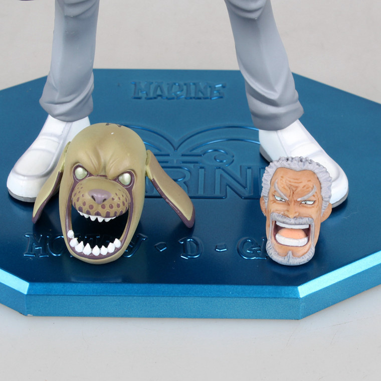 Decompression Toy One Piece Monkey D Garp GRANDPA Monkey D. Luffy PVC Figure Toys Dolls Gifts for Children 23CM