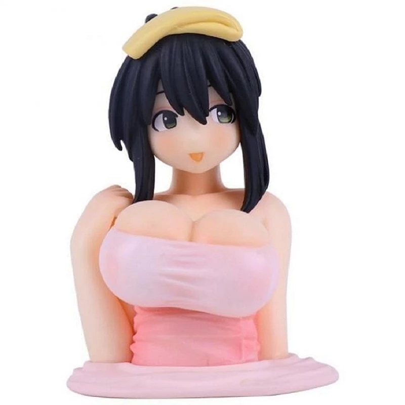 Decompression Toy Sexy Anime Shaking Boobs Console Dashboard Interior Accessory Girls Boys Adult Figure Collection Model Doll ToysDecoration