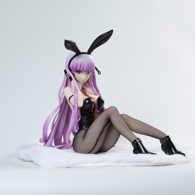 Decompression Toy Anime Danganronpa Figure Chiaki Nanami Kirigiri Kyouko Bunny Girl PVC Action Figure statue Adult Collection Model Toys Gif