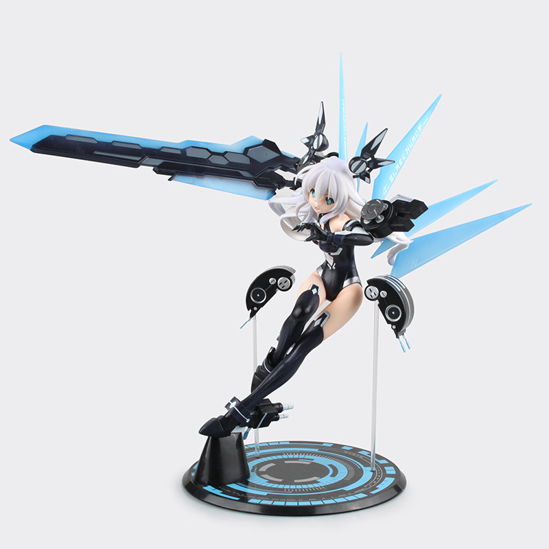 Decompression Toy Anime Hyperdimension Neptunia Black Heart Noire Neptune 1/7 Scale Battle Ver. PVC Action Figure Collectible Model Toys Dol