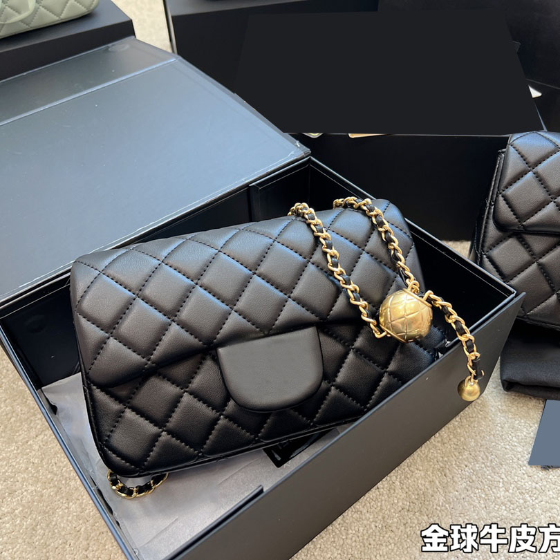 22B Womens Classic Mini Flap Lambskin Quilted Bags Crush Pearl Gold Ball Matelasse Chain Crossbody Shoulder Handbags Outdoor Cosmetic Case Vanity Purse 17CM/20CM, Box
22B Womens Classic Mini Flap Lambskin Quilted Bags Crush Pearl Gold Ball Matelasse Chain Crossbody Shoulder Handbags Outdoor Cosmetic Case Vanity Purse 17CM/20CM, Box