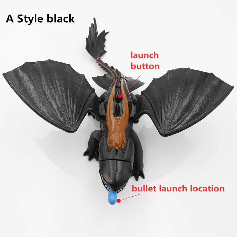 Decompression Toy Train Your Dragon Anime Figure Water Spray Night Fury Toothless Action Figures Model Toy Ornament