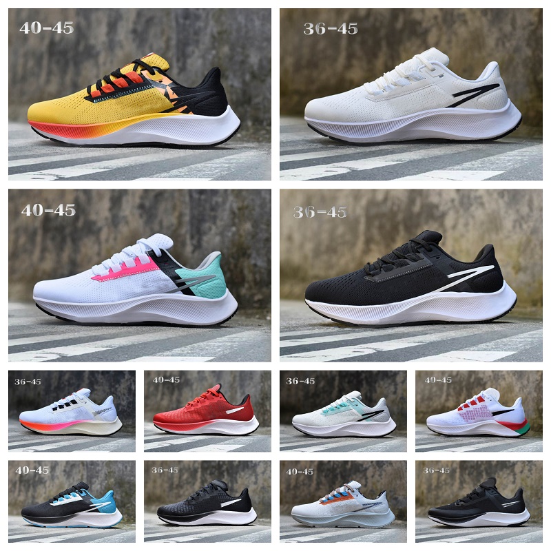 

Designer Air ZOOM PEGASUS 37 Casual Shoes Mens Women Max 38 39 LE Greedy Be True Triple White Midnight Black Navy Chlorine Blue Ribbon Green Wolf Grey jogging Sneakers, Bubble package bag