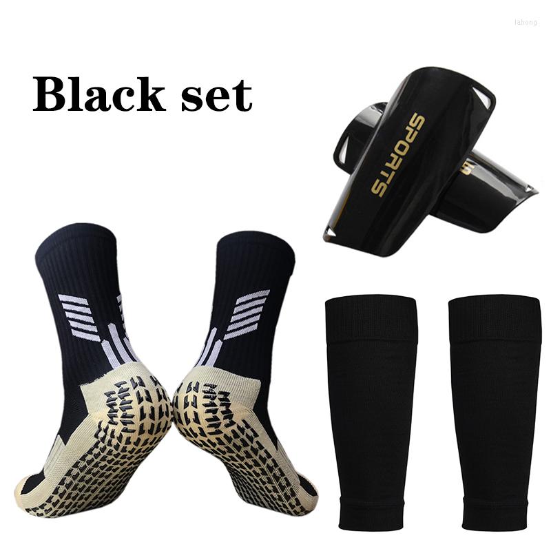 Knee Pads 1 Kits Hight Elasticity Shin Guard Sleeves For Adults Kids Soccer Grip Sock Professional Legging Cover Sports Protective