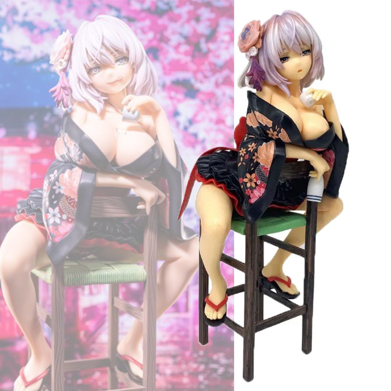 Miniatures Toys Beautiful Girl Series Kano Kogawa 1/6 PVC 20 CM Action Figure Japanese Anime Model Toys Aldult Collection Doll