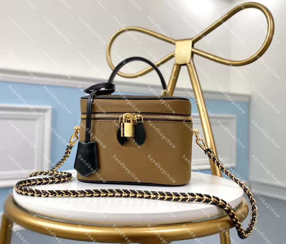 Vanity shoulder tote bags handbag women cosmetic tidy leather makeup bags fashion 4 colors High Capacity designers lady's storage box handbags tote bag 42264