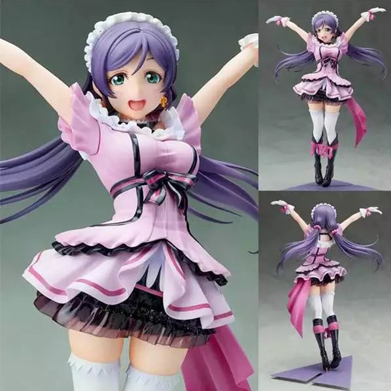 Miniatures Toys Native Beautiful Girl Series Lovelive Nozomi Tojo 1/8 PVC 24CM Figure Anime Sexy Collection Model Doll Toy Desk Ornament