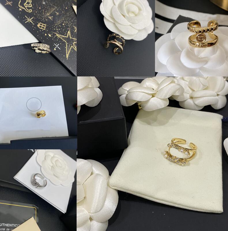 20style Luxury Jewelry Designer Rings Women 18K Gold Plated Stainless Steel Love Wedding Open Adjustable Ring Carving Finger Ring Accessories
20style Luxury Jewelry Designer Rings Women 18K Gold Plated Stainless Steel Love Wedding Open Adjustable Ring Carving Finger Ring Accessories