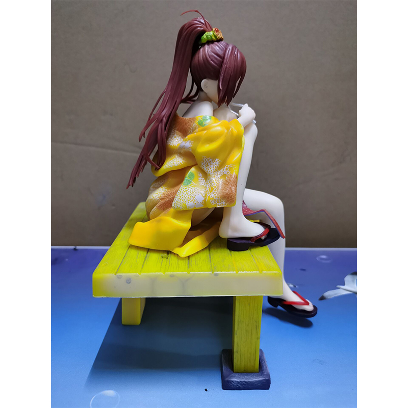 Miniatures Toys Beautiful Girl 1/6 Kirihara Maple Sitting Position Pvc Figura De ao Adulto Collectible Modelo Boneca Brinquedos Presente