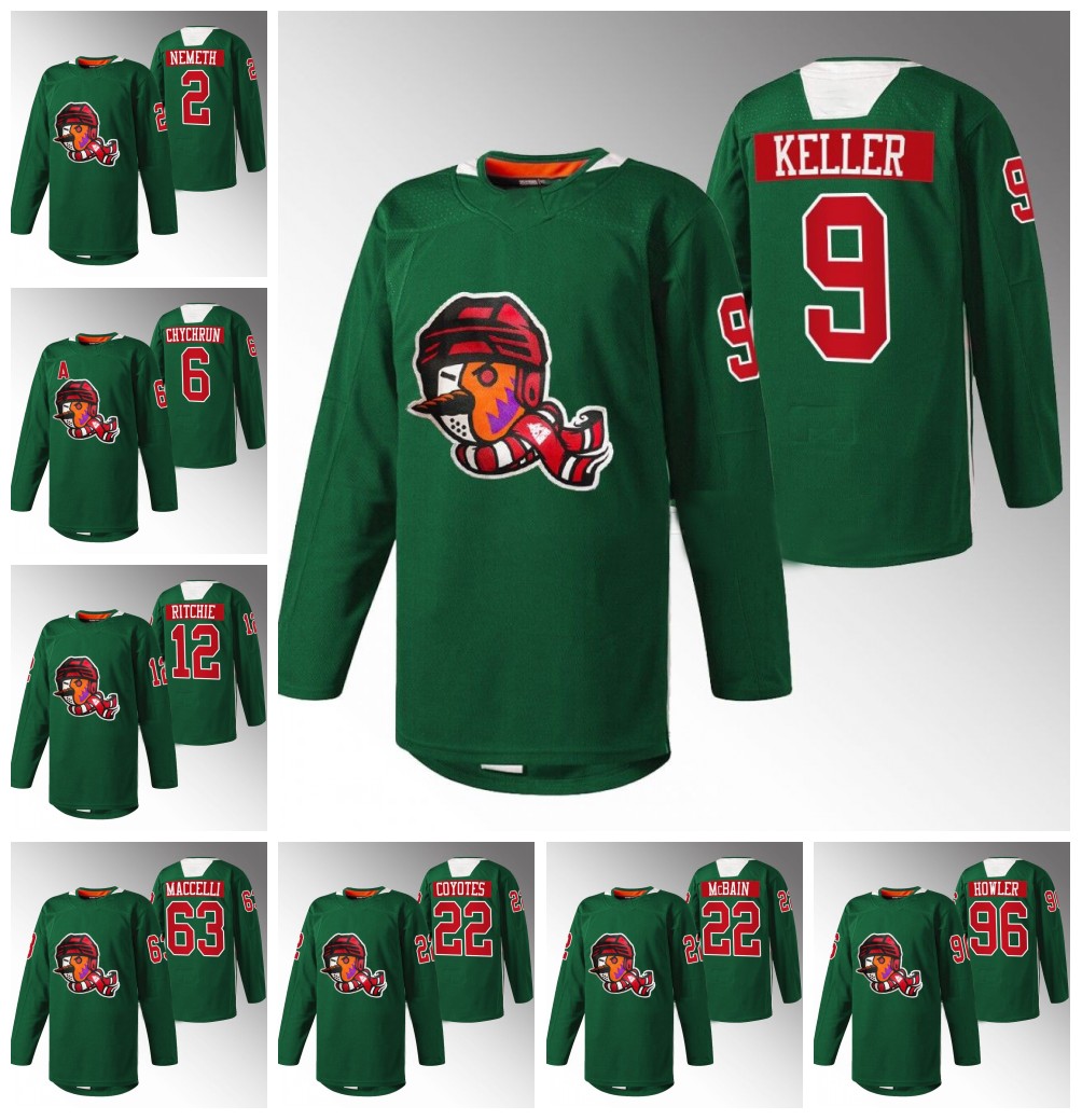 Howliday Arizona Coyotes Clayton Keller Green Jersey 2022 Warmup 96 Howler 6 Jakob Chychrun 12 Nick Ritchi 2 Patrik Nemeth Nick Schmaltz Karel Vejmelka
Howliday Arizona Coyotes Clayton Keller Green Jersey 2022 Warmup 96 Howler 6 Jakob Chychrun 12 Nick Ritchi 2 Patrik Nemeth Nick Schmaltz Karel Vejmelka