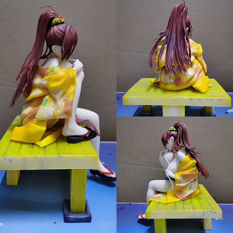 Miniatures Toys Beautiful Girl 1/6 Kirihara Maple Sitting Position Pvc Figura De ao Adulto Collectible Modelo Boneca Brinquedos Presente