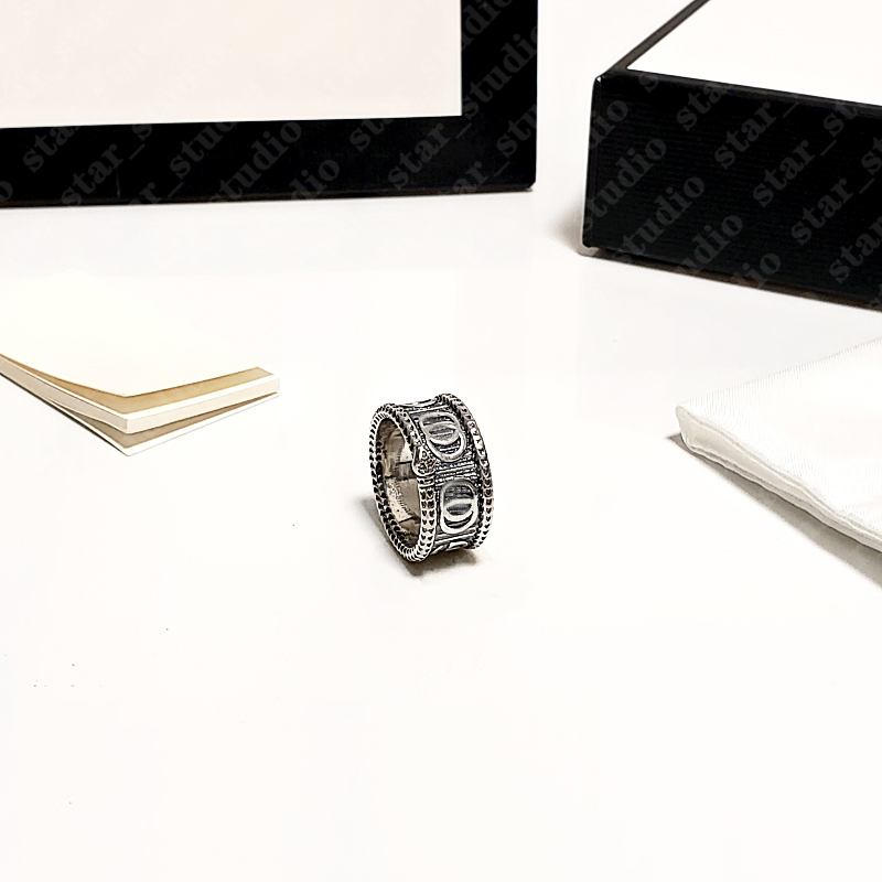 Classic Luxury Silver Rings For Women Men G Rings Fashion Letter Brass Ring Non-Fading Anti-Allergies Valentine's Day Birthday Gift
Classic Luxury Silver Rings For Women Men G Rings Fashion Letter Brass Ring Non-Fading Anti-Allergies Valentine's Day Birthday Gift