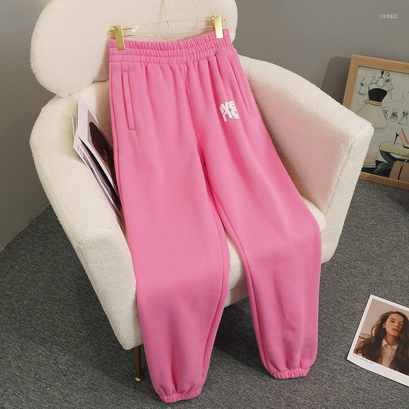 Women' Pants Autumn And Winter Aw Wang Women' Elastic Waist Plush Casual Loose Sweatpants Leggings Worn Trousers Sweatshirts01, Pink fleece
Women' Pants Autumn And Winter Aw Wang Women' Elastic Waist Plush Casual Loose Sweatpants Leggings Worn Trousers Sweatshirts01, Pink fleece