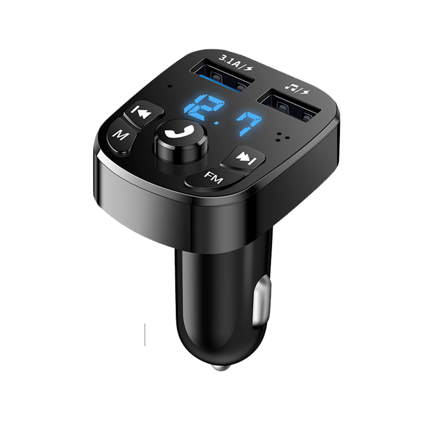 Phone Car Chargers FM Transmitter Bluetooth Wireless Car kit Handfree Dual USB Charger 2.1A MP3 Music TF Card U disk AUX Player
Phone Car Chargers FM Transmitter Bluetooth Wireless Car kit Handfree Dual USB Charger 2.1A MP3 Music TF Card U disk AUX Player