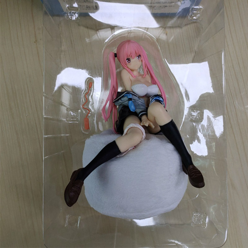 Miniatures Toys Beautiful Girl Series Miyu Sitting Position 18CM Action Figure Japanese Anime Model Toys Aldult Collection Doll