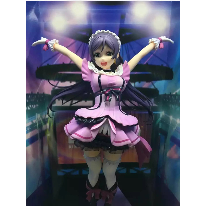 Miniatures Toys Native Beautiful Girl Series Lovelive Nozomi Tojo 1/8 PVC 24CM Figure Anime Sexy Collection Model Doll Toy Desk Ornament