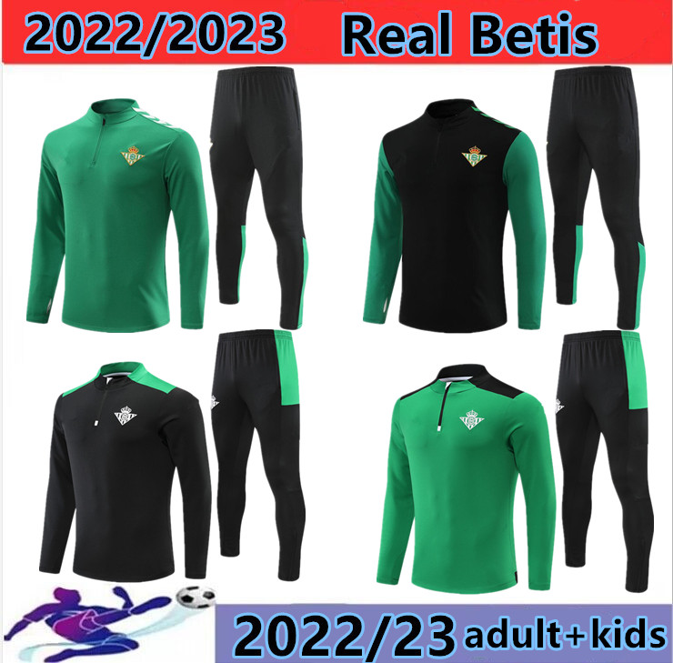 2022/2023 Real betis tracksuit soccer jerseys kids men training suit 22/23 JOAQUIN BETIS chandal futbol survetement foot maillot de, Black
2022/2023 Real betis tracksuit soccer jerseys kids men training suit 22/23 JOAQUIN BETIS chandal futbol survetement foot maillot de, Black