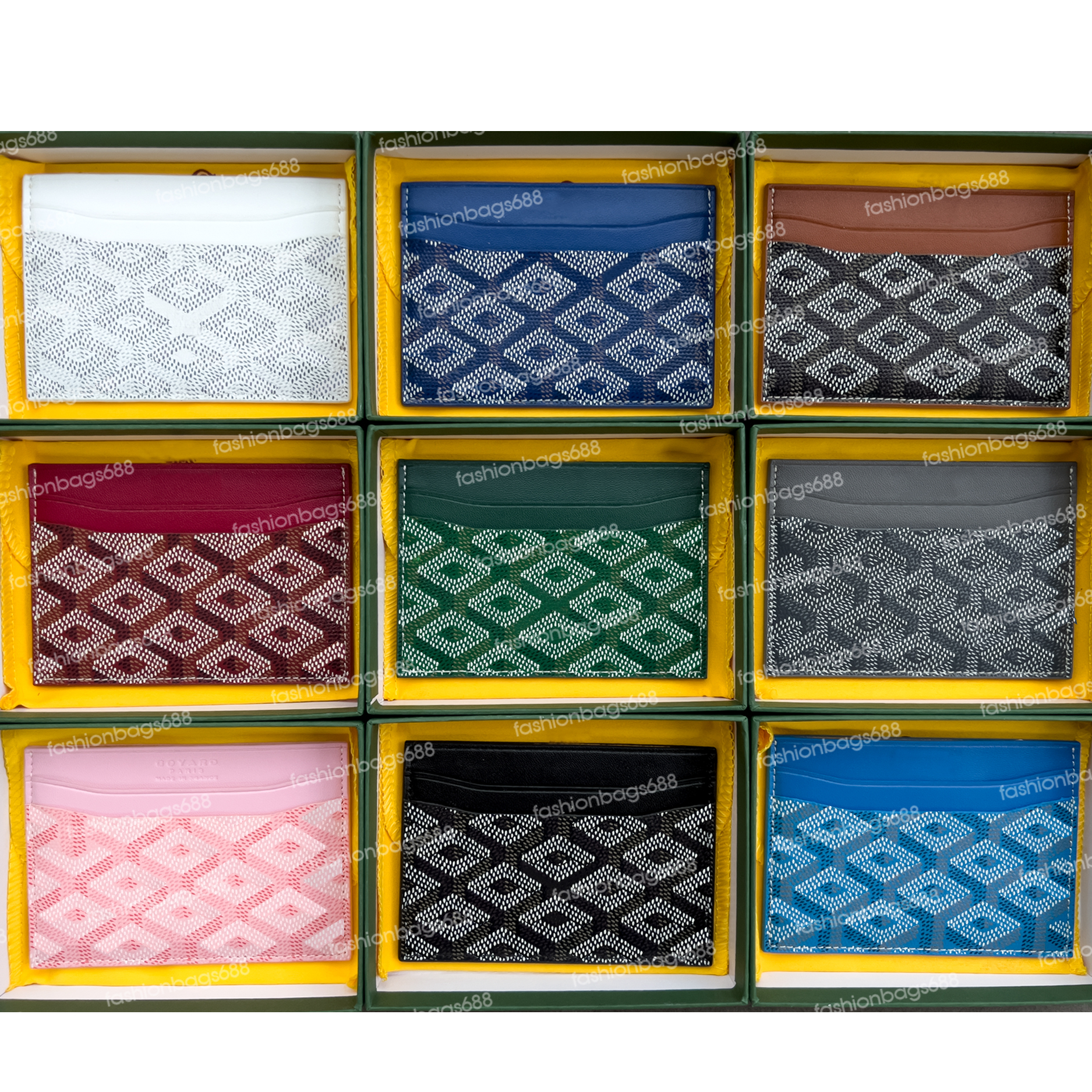 Luxury Designer Fashion Card Holders 5 card slots Womens men Purses With Box purse Double sided Credit Cards Coin Mini Wallets shape 13 colors G50117, Orange
Luxury Designer Fashion Card Holders 5 card slots Womens men Purses With Box purse Double sided Credit Cards Coin Mini Wallets shape 13 colors G50117, Orange