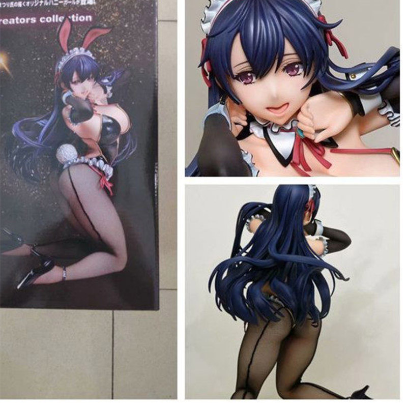 Miniatures Toys Bunny Series Ryoka Sawara PVC 35 CM Action Figure Japanese Anime Model Toys Aldult Collection Doll